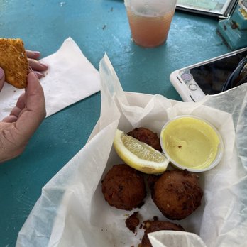 Schooner Wharf Bar - Conch fritters - Seafood Near Me - Key West, Florida Schooner Wharf Bar - Conch fritters - Seafood Near Me - Key West, Florida