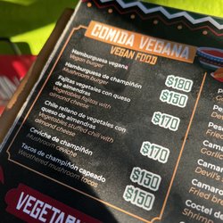 Alma y Manny - Vegan menu