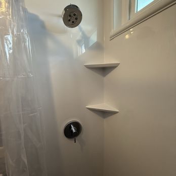 Shugarman's Bath - After pics of shower head & shelves - General Contractors Near Me - San Diego, California