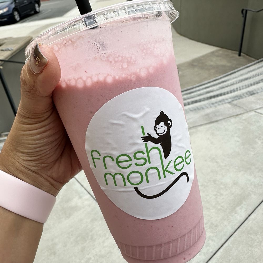 Fresh Monkee - Strawberry moon - Juice Bars & Smoothies Near Me - Carlsbad, California Fresh Monkee - Strawberry moon - Juice Bars & Smoothies Near Me - Carlsbad, California