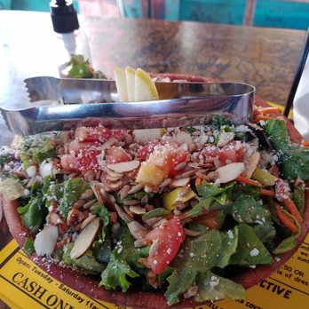 Satchel's Pizza - Small Satch Salad - Pizza Near Me - Gainesville, Florida