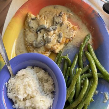 Frenchys Outpost Bar & Grill - Lemon Pepper Snapper with coconut rice and beans - Bars Near Me - Dunedin, Florida