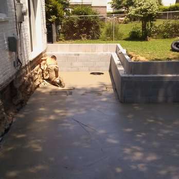 Motta Brickwork - Concrete rat slab and French drain sump - Masonry/Concrete Near Me - clifton heights, Pennsylvania