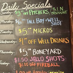 Drink specials Drink specials