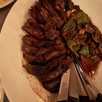 Edo's Squid - Hanger Steak with Peppers and Mushrooms - Italian Near Me - Richmond, Virginia Edo's Squid - Hanger Steak with Peppers and Mushrooms - Italian Near Me - Richmond, Virginia