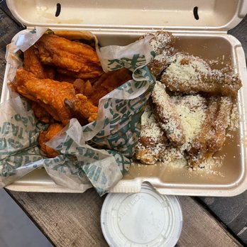 Wingstop - 15 wings, hot and garlic parm - Chicken Wings Near Me - Tampa, Florida Wingstop - 15 wings, hot and garlic parm - Chicken Wings Near Me - Tampa, Florida