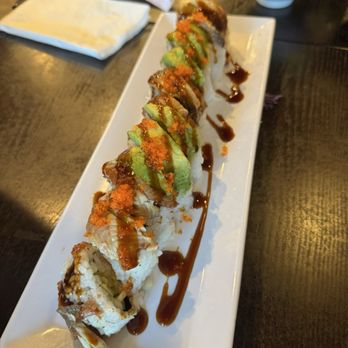 Toyo Sushi - large dragon roll - Japanese Near Me - Stockton, California
