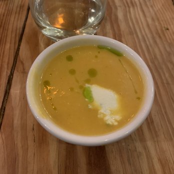 R Kitchen - Butternut squash and sweet potato soup - New American Near Me - Charleston, South Carolina R Kitchen - Butternut squash and sweet potato soup - New American Near Me - Charleston, South Carolina
