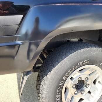 Torrance Auto Body - Damage After Repair with No Paint - Body Shops Near Me - Torrance, California