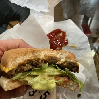 P. Terry's Burger Stand - Veggie Burger with Cheese - Burgers Near Me - Austin, Texas P. Terry's Burger Stand - Veggie Burger with Cheese - Burgers Near Me - Austin, Texas