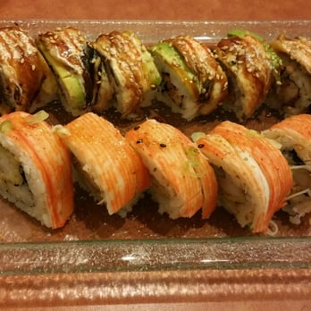Matsu - Bungee rolls (top) and phoenix roll (bottom) - Sushi Bars Near Me - Houston, Texas