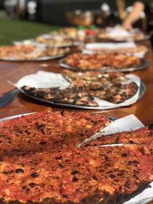Big Green Truck Pizza by null