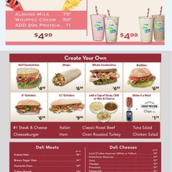 Pride - Deli Menu