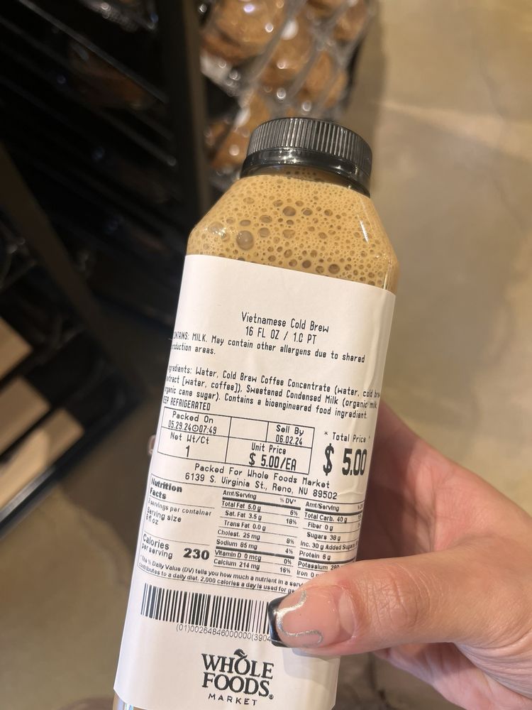 WFM Coffee Bar gift card