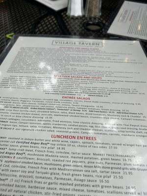 Menu photo 2 Village Tavern Winston-Salem, NC