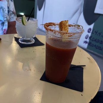 Roadside Taco - Frozen margarita and tecate michelada - Tacos Near Me - Studio City, California Roadside Taco - Frozen margarita and tecate michelada - Tacos Near Me - Studio City, California