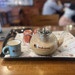 Qahwah House - Yemen coffee with cinnamon and milk.