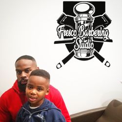 We enjoy all kids here at fresco Barbering studio.