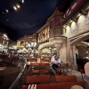 Biergarten Restaurant - View from our table - German Near Me - Lake Buena Vista, Florida