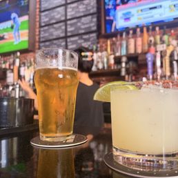 Classic margarita and blonde Classic margarita and blonde