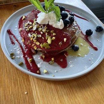 Outpost Kitchen - This is the blueberry pancakes - Breakfast & Brunch Near Me - Costa Mesa, California Outpost Kitchen - This is the blueberry pancakes - Breakfast & Brunch Near Me - Costa Mesa, California