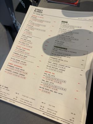 Menu photo 1 Street Blends New York, NY