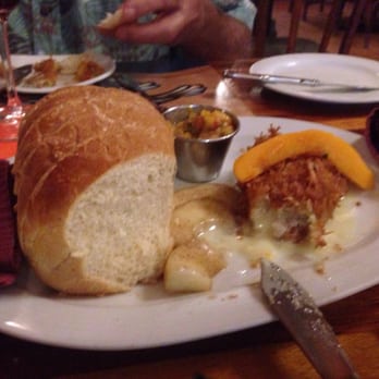 Kilauea Lodge - The Coconut Crusted Brie Appetizer! The bread could have been better! - Hotels Near Me - Volcano, Hawaii Kilauea Lodge - The Coconut Crusted Brie Appetizer! The bread could have been better! - Hotels Near Me - Volcano, Hawaii