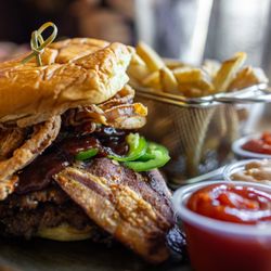 Ghostwood Kitchen - Redwood Rodeo Burger ($23 + $2/Beef Tallow Fries)