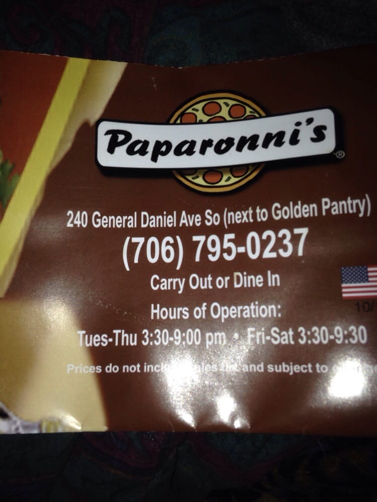 Paparonni's Pizza Logo