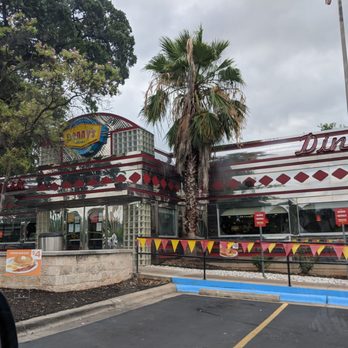 Denny's - The outside of Denny's from the parking lot. - American Near Me - Austin, Texas Denny's - The outside of Denny's from the parking lot. - American Near Me - Austin, Texas