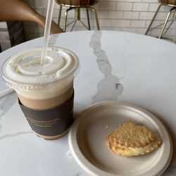 Oat milk Cappucino and Sochnik