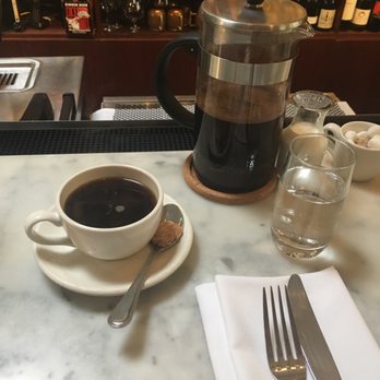 Tilikum Place Cafe - French press coffee - New American Near Me - Seattle, Washington