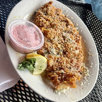 Backwater Jacks - Grouper fingers with raspberry tartar sauce - American Near Me - Osage Beach, Missouri Backwater Jacks - Grouper fingers with raspberry tartar sauce - American Near Me - Osage Beach, Missouri
