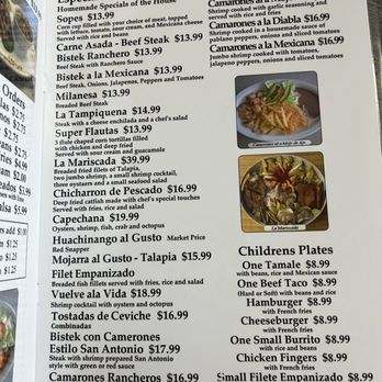 7 Mares - Menu - Mexican Near Me - Grand Rapids, Michigan