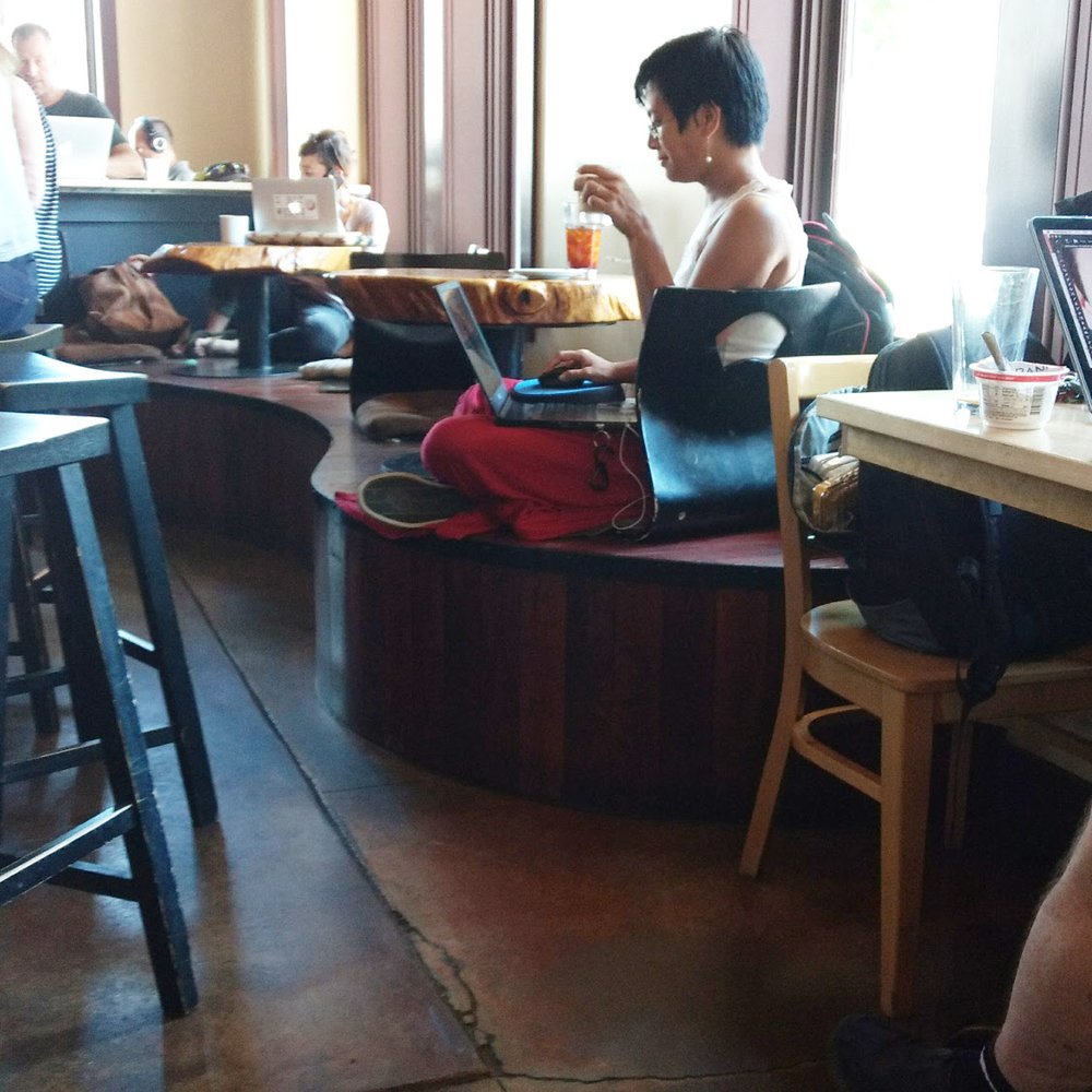 High Five Coffee - Cool seating area especially for people like me who are comfier sitting cross-legged - Coffee & Tea Near Me - Asheville, North Carolina High Five Coffee - Cool seating area especially for people like me who are comfier sitting cross-legged - Coffee & Tea Near Me - Asheville, North Carolina