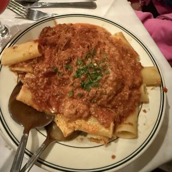Tony's Di Napoli - Rigatoni bolognese - Italian Near Me - New York, New York Tony's Di Napoli - Rigatoni bolognese - Italian Near Me - New York, New York