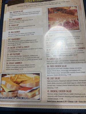Menu photo 1 Roadhouse Restaurant Boron, CA Menu photo 1 Roadhouse Restaurant Boron, CA
