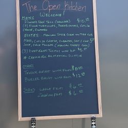 The Open Kitchen - Menu July 28, 2024