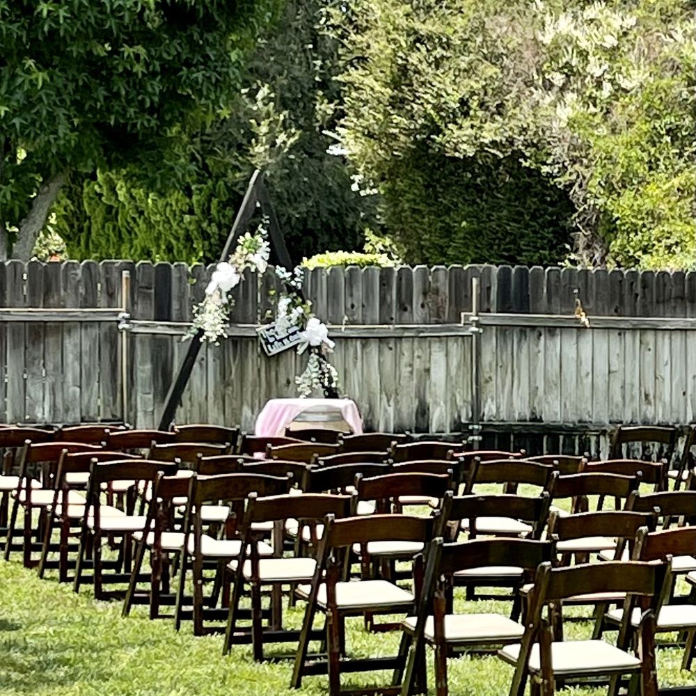 Rustic Events - Padded chairs - Party Equipment Rentals Near Me
