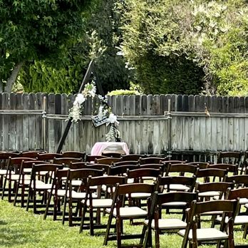Rustic Events - Padded chairs - Party Equipment Rentals Near Me