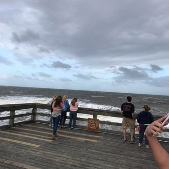 St. Augustine Beach Pier - Windy day - Beaches Near Me - St. Augustine, Florida