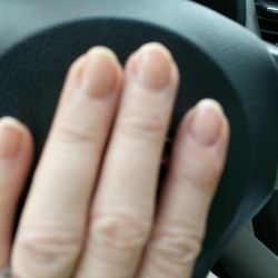Paris Nails - Not the best French manicure I've ever had. After 4 days they turned yellow