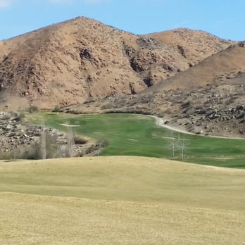 Dos Lagos Golf Course - Don't let the brown grass fool you.  The fairways are very green. - Golf Near Me - Corona, California
