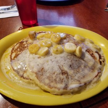Squeeze In - Jack Johnson banana pancake with substitute blueberry baked in. Excellent pancake. - Breakfast & Brunch Near Me - Truckee, California Squeeze In - Jack Johnson banana pancake with substitute blueberry baked in. Excellent pancake. - Breakfast & Brunch Near Me - Truckee, California