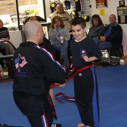 Kickaro's Martial Arts - The look on his face says it all...Kids LOVE Karate!