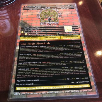 Quarter Celtic Brewpub - Menu - Brewpubs Near Me - Albuquerque, New Mexico