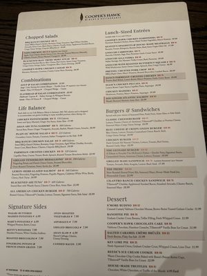 Menu photo 7 Cooper’s Hawk Winery & Restaurant Jacksonville, FL