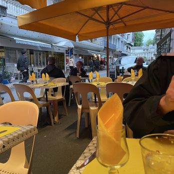 Café des Brancardiers - View from the patio - Cafes Near Me - Lourdes, 65 Café des Brancardiers - View from the patio - Cafes Near Me - Lourdes, 65