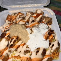 Chicken kebab plate