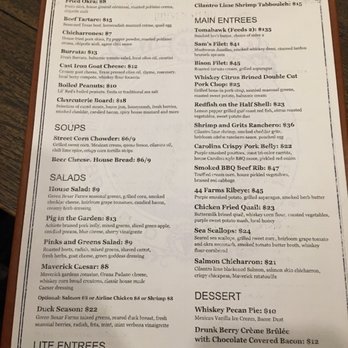 Maverick Distilling - Dinner menu - Distilleries Near Me - San Antonio, Texas
